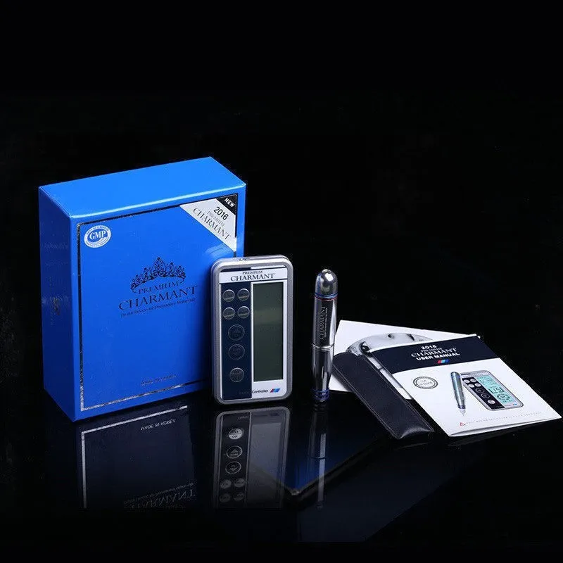 KOREA Best Brands Charmant Professional Digital Tattoo Machine Permanent Makeup Machine Pen with free needles.jpg