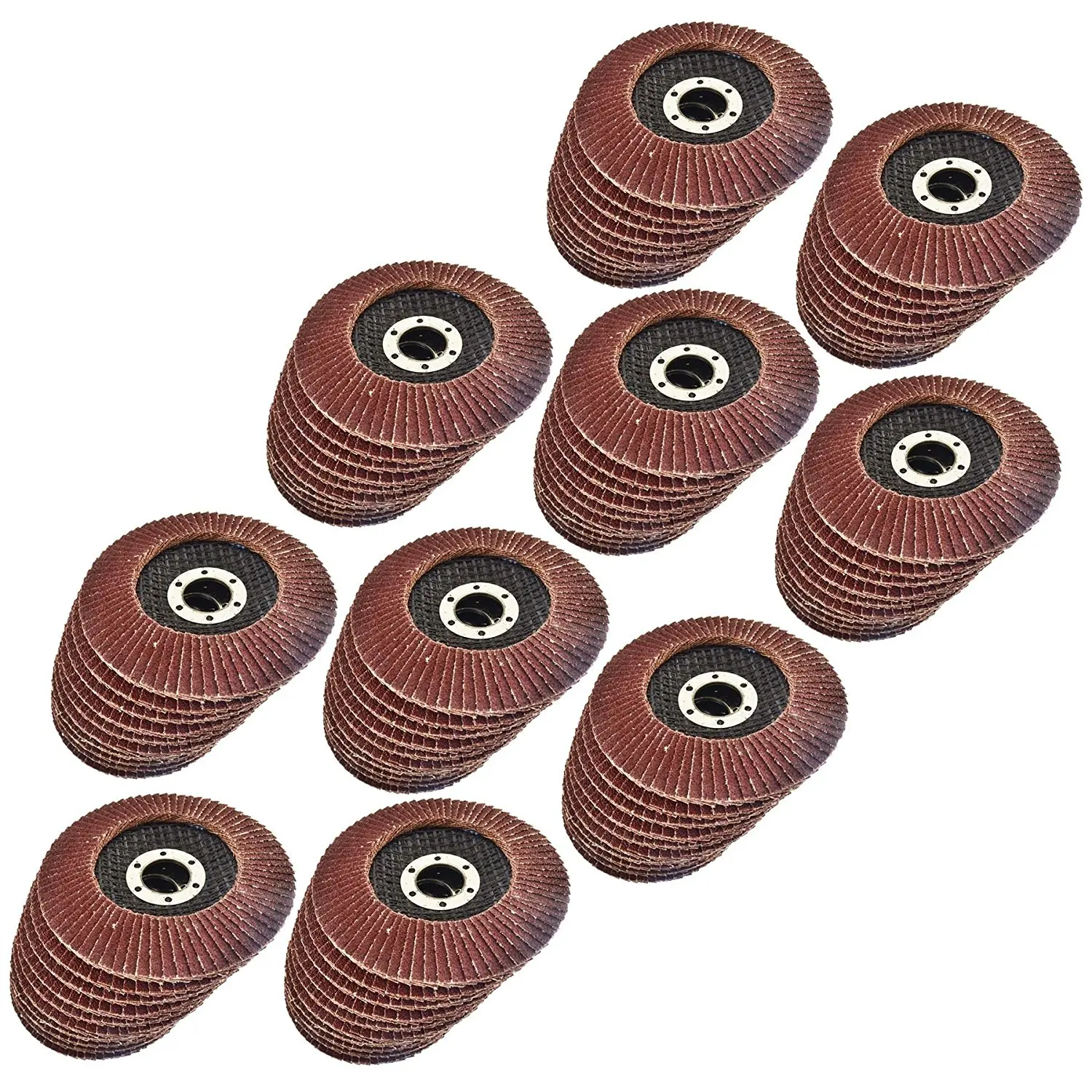 Flat Sanding Grinding AU014 50 x Flap Discs 80 Grit Angle Grinder 4.5 115mm