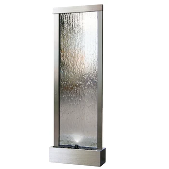 Free Standing Indoor Waterfall Fountains With Warm White Led Light ...