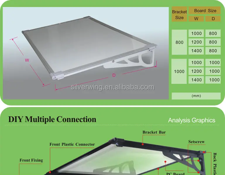 Used Aluminum Awnings Frame For Sale Polycarbonate Rain Awnings Balcony