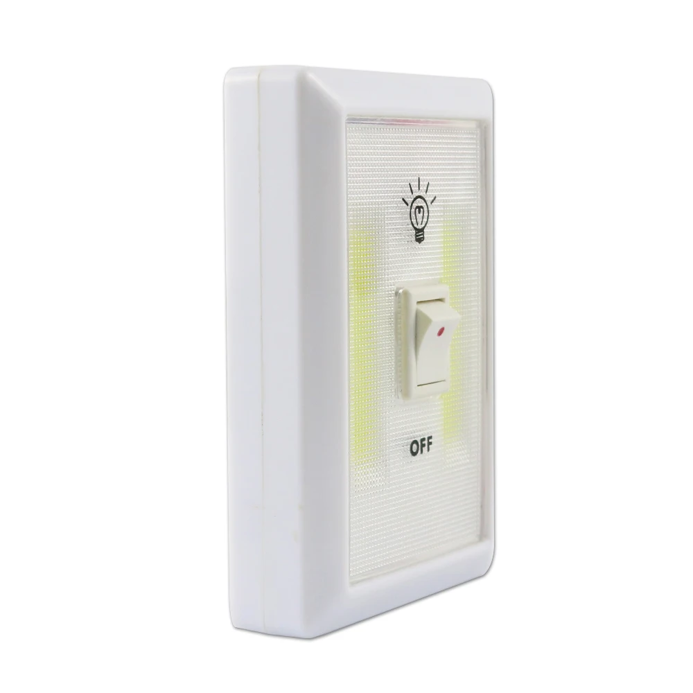 TS wireless cob led battery operated switch night light prefer for closet manufacture