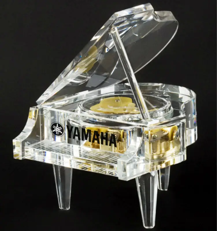 Boite A Musique En Cristal Grand Piano Avec Possibilite D Imprimer Votre Logo Buy Boite A Musique De Logo D Impression Boite A Musique De Piano De Cristal Grand Boite A Musique De Piano A Queue De