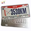 Wholesale logo customized license plate aluminium bike plate