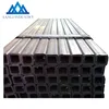 MS erw welded Cold rolled black carbon square rectangular hollow section steel pipe tube