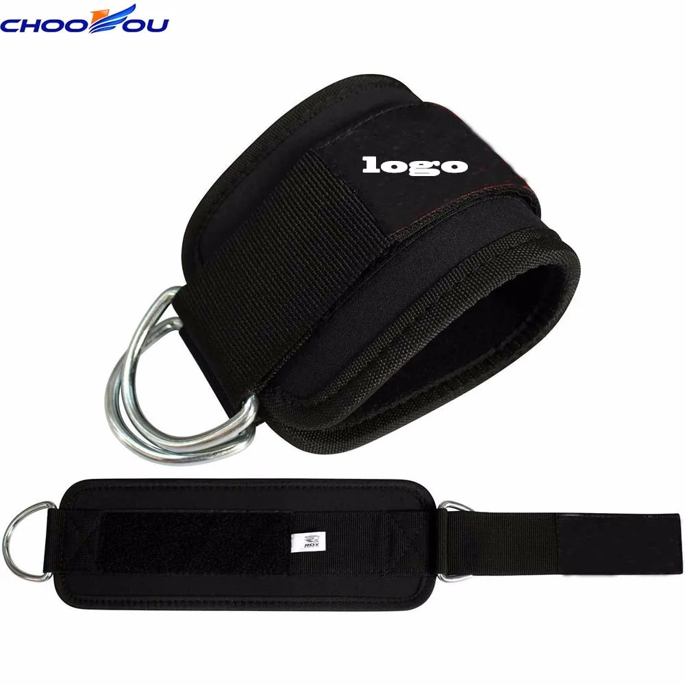 Ankle Straps Resistance Band Padded Ankle Straps For Weightlifting Leg