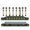 U8 Professional 8 Channels Infrared Wireless Karaoke Microphone for KTV