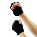 1Pair Limitless Black Sport Weight Lifting Fitness Gloves Promotion