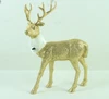 Plastic Reindeer Gold Christmas table topper decoration