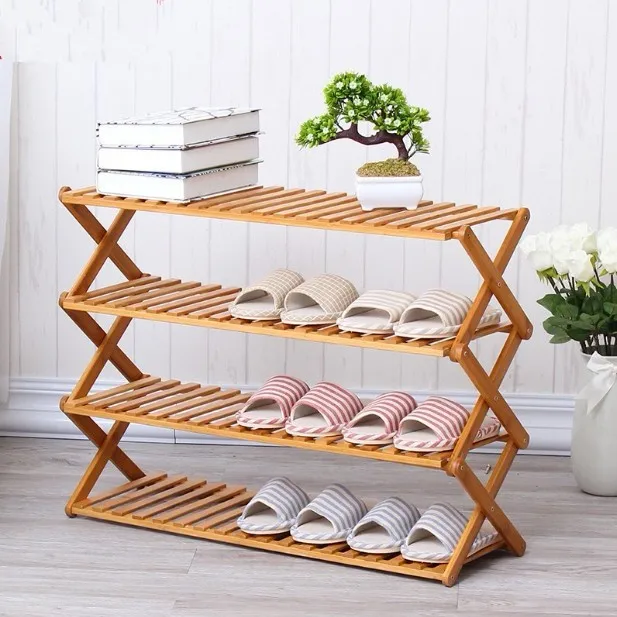 Cheap Bamboo Home Furniture Japan Folding Shoe Rack Buy Multi Home