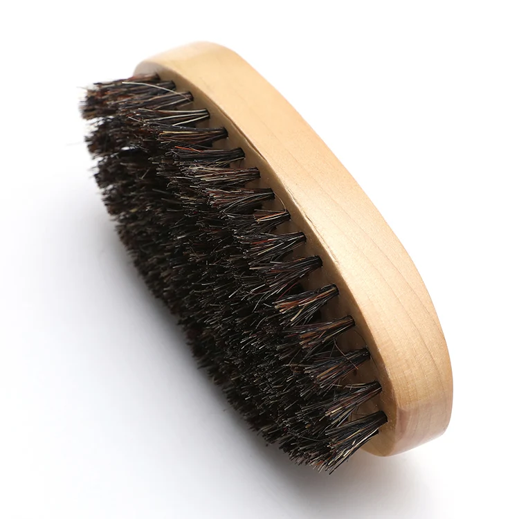 boars hair beard brush