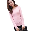 New Tight Ruffled Ribbed Bottoming Pullover Women Stretch Knitted Sweaters