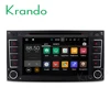 Krando 7" car navigation system radio dvd gps Android 9.0 for volkswagen touareg 2 DIN multimedia player wifi 4G KD-VW210