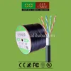 2015 LAN Connect 305m 1000ft Water Proof HDPE Jacket 4PR 24AWG 0.52mm Solid CCA Outdoor Cat5e UTP Network Cable