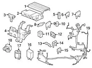 Ford OEM Engine Wiring Harness BE5Z14290EA Image 19