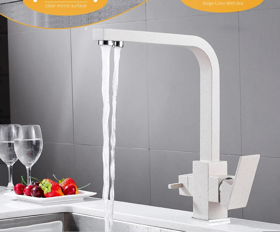 Best 3 way mixer tap,stainless steel lead free three way kitchen faucet 