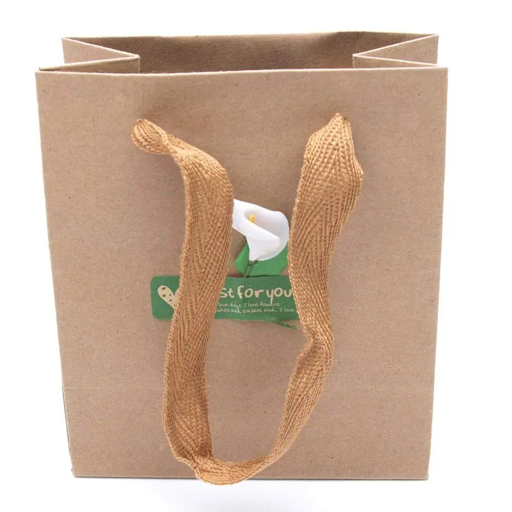 mini brown paper gift bags