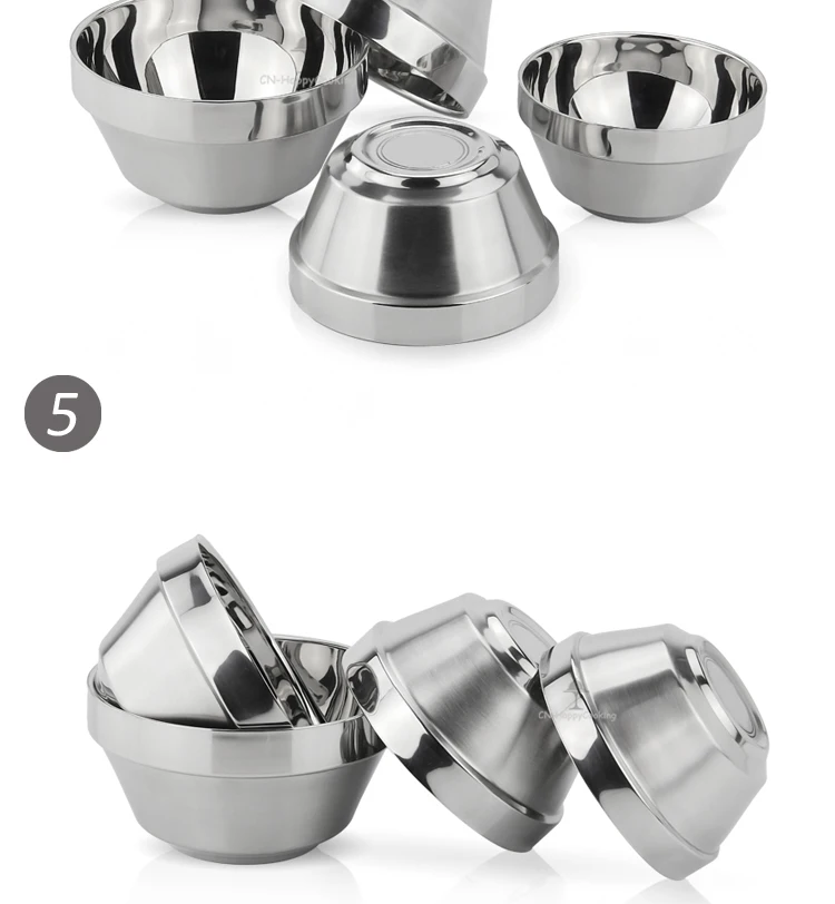 Trend Products Stainless Steel Snack Bowl Small Metal Lunch Bowl Noodle