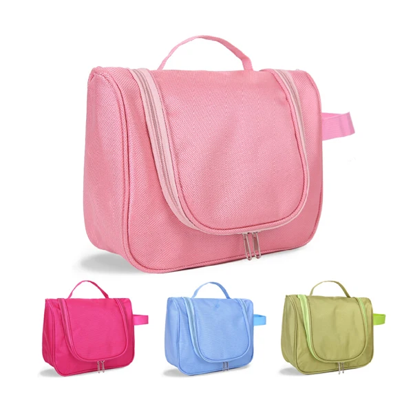 KID Wholesale cheap custom colored oxford fabric womens and men's toilet bag