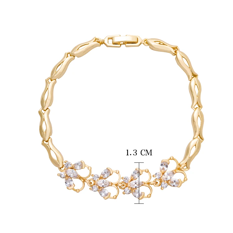 Women Rose Gold Plating Tanishq New Gold Bracelet Designs Buy New
