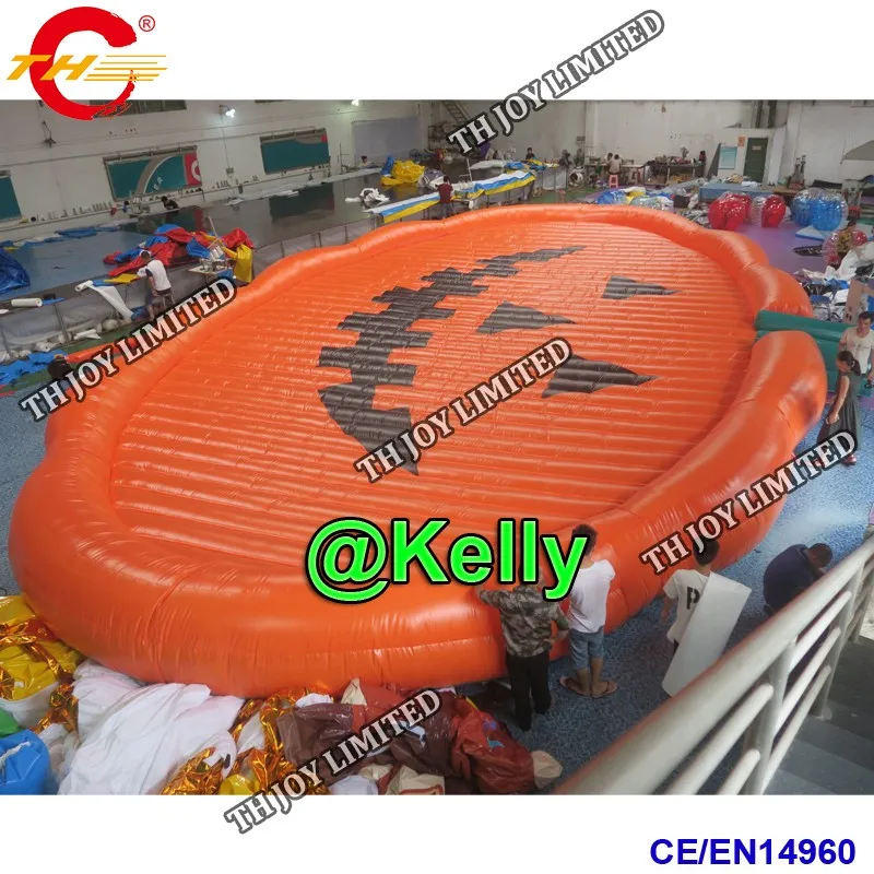 20x10m Giant Inflatable Jump Pad For Pumpkin Inflatable