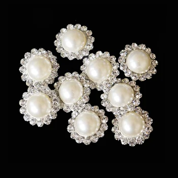 Wholesale Bulk Cheap Small Rhinestone Pearl Brooch For Wedding