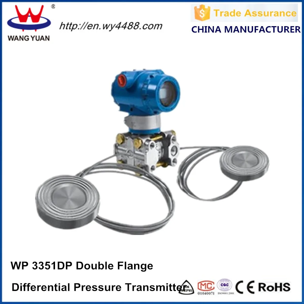 Remote Two Flange Devices Differential Pressure Sensor Liquid Level