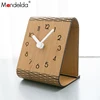 Mandelda Modern Creative Clock Table Wood Silent Home Decor Desk Clock China Manufacturer