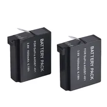 New 2015 Best Sell Gopro HERO 4 Camera 1600mAh 2pcs x Replacement Battery For AHDBT-401 Battery Pack for Gopro HERO 4 HD Camera