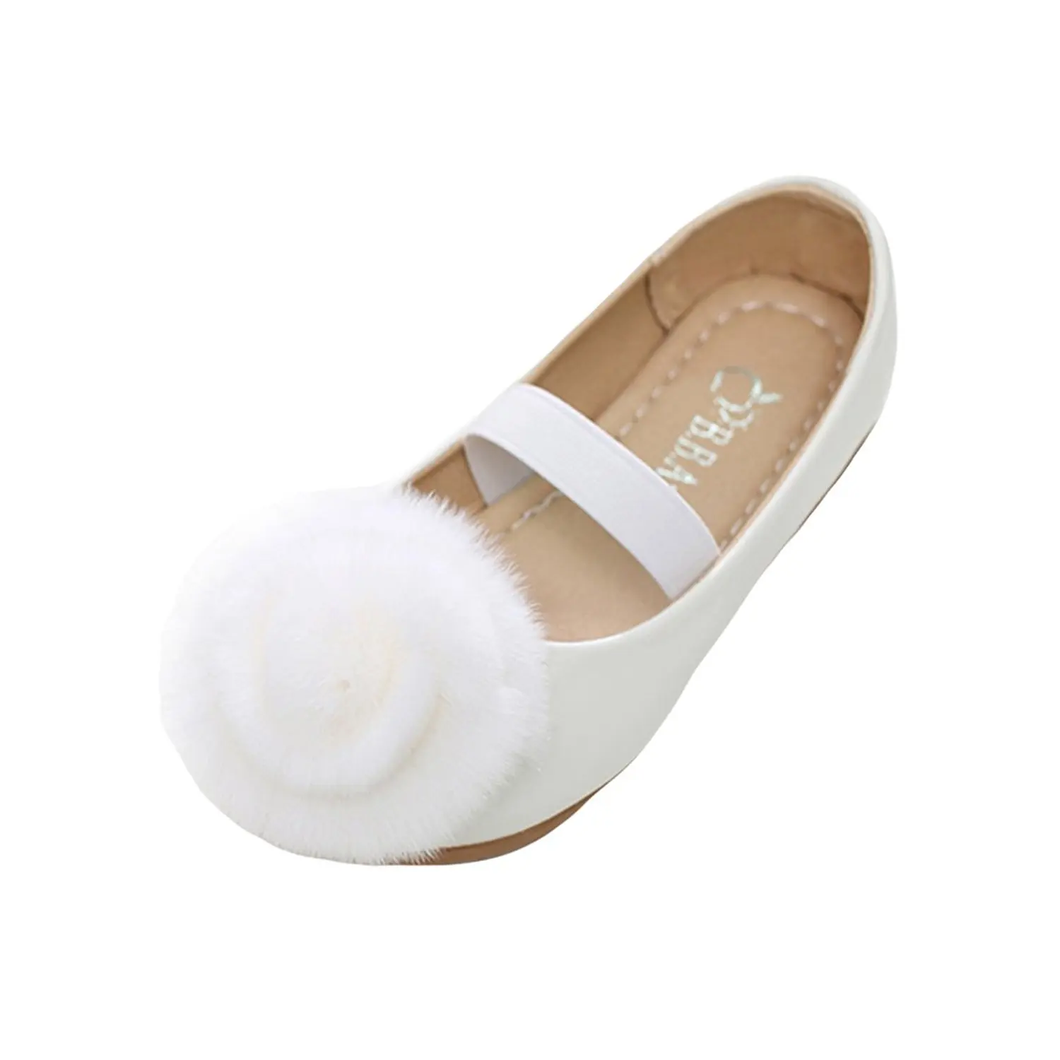 O&N Girls Kids Children Princess Wedding Party Bridesmaid School Shoes Ballet Flats Mary Janes