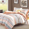Custom 4PCS 1200 thread count egyptian cotton bed cover striped type bedsheet cotton bed sheets