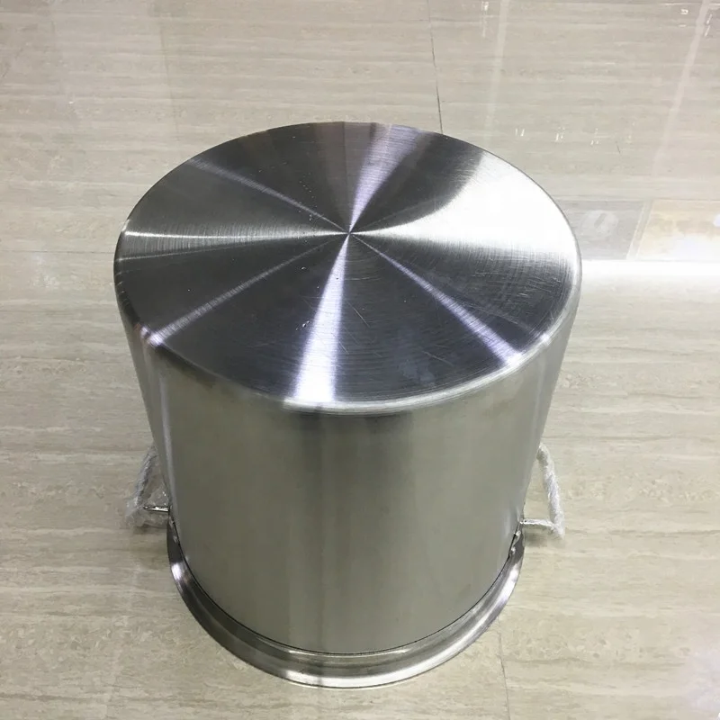 stock pot with clamps