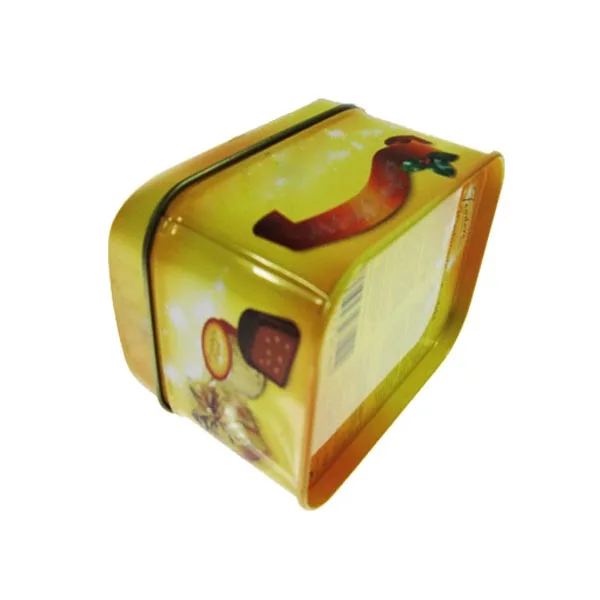 Wholesale China factory rectangle metal Tin Box Large Coffee Container for Coffee Tea