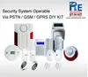 GSM SIM Card& landline home automation security system WITH SD card to upgrade software