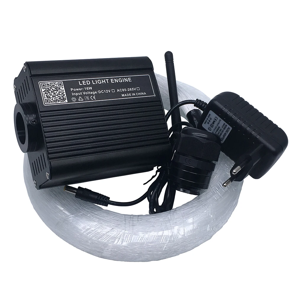 
Bluetooth App Control LED RGBW Fiber Optic Light Source kit for Ceiling Decoration by Intelligent Mobile Phone 