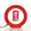 Acrylic Drinks Display Magnetic Levitating floating Display With Custom Logo rack