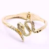 Charm jewelry fashion adjustable metal gold snake bracelet
