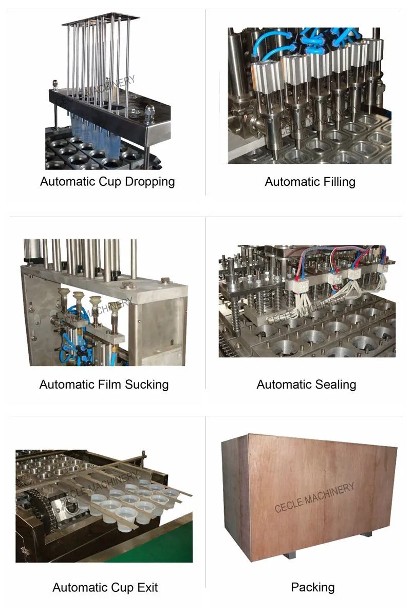 Prices For Automatic Plastic Water Cup Filling Sealing Machine,Jelly