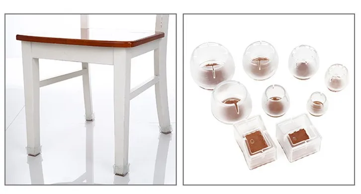 Transparent président leg pad No7 pour rond pieds 32 - 37