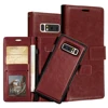 2 in 1 Magnetic Flip Detachable Wallet Case For Samsung Note 8 PU Leather Cases Removable Cover with Card Holder