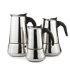 Matte Finished Moka Coffee Stainless Steel Italian Espresso Coffee Maker