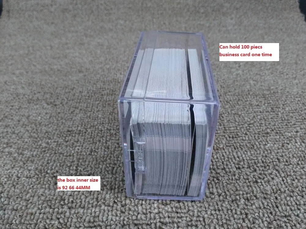 100pcs Business Card Storage Box Container Buy Business Card Plastic