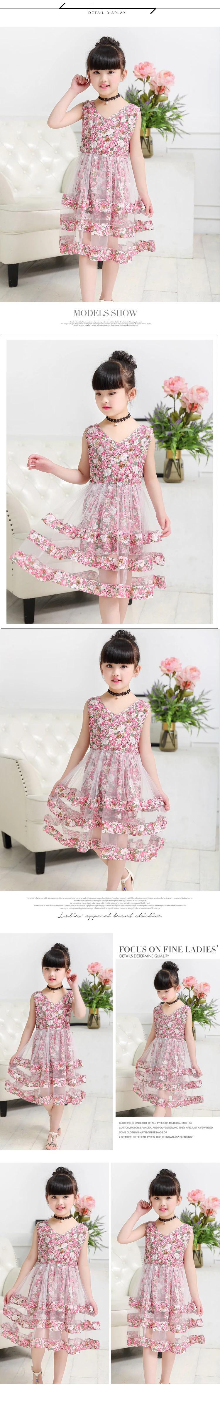 2017 summer indian children wear teen girls easy smocked wedding party dresses clothing kids clothes