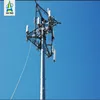 Self Supporting Hot-dip Galvanizing Signal Repeater Gsm 2g 3g 4g Wifi Cell 15m Communication Antenna Pole Tower