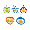 factory custom square shape silicone egg rings with logo