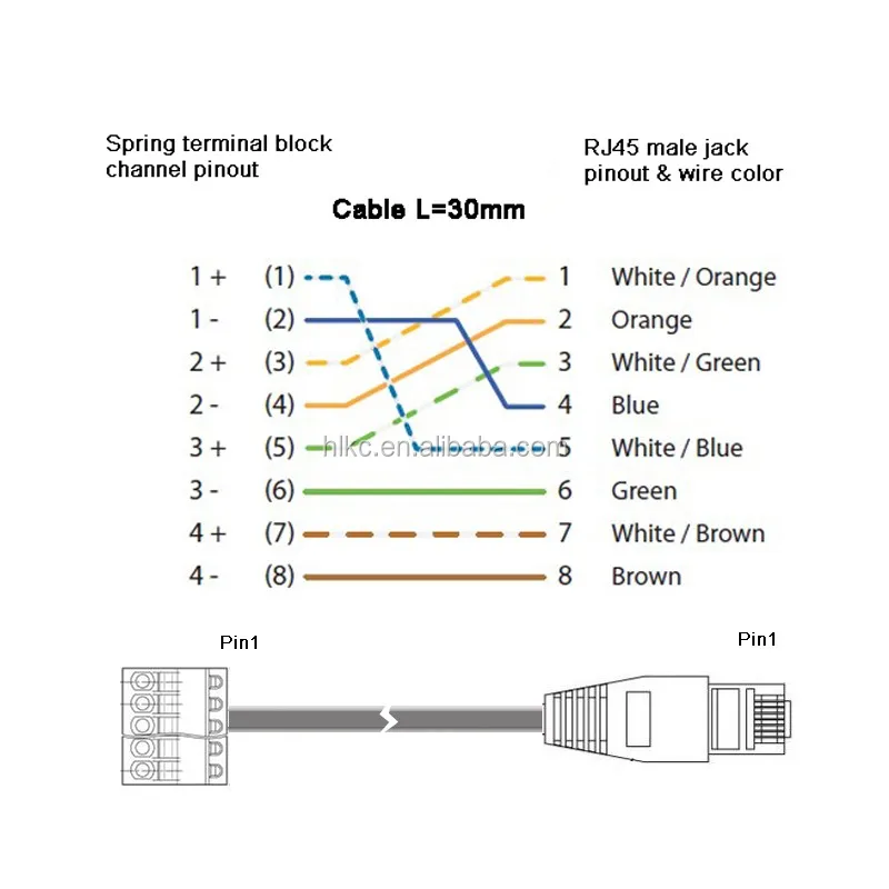 6 pin telephone wiring diagram