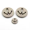 lacquer alloy hollow curved button anchor design button