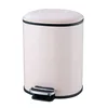 Stainless steel Round Step on Trash can dust bin Europe Blue Office