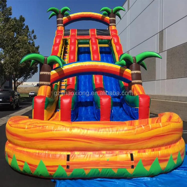 2018 Giant Inflatable Water Slide Inflatable Wet Slide For Kid and Adult For Sale