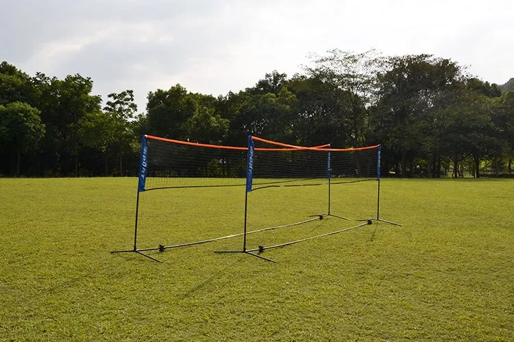 2018 3m/4m Outdoor Portable Foldable Badminton Net Adjustable Net With Stand Poles Buy