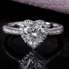 0.6ct heart shape stone D color 5.5mm moissanite for ring moissanite price per carat